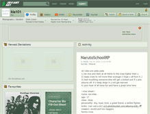 Tablet Screenshot of kia101.deviantart.com