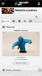 Mobile Screenshot of heroclix-lovers.deviantart.com