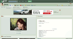 Desktop Screenshot of chowyj.deviantart.com