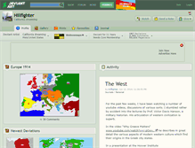 Tablet Screenshot of hillfighter.deviantart.com