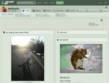 Tablet Screenshot of marikunin.deviantart.com