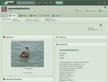 Tablet Screenshot of camaradadelasierra.deviantart.com