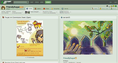 Desktop Screenshot of friendlyfoxpal.deviantart.com