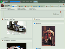 Tablet Screenshot of pedramr.deviantart.com