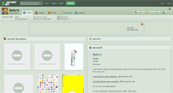 Desktop Screenshot of bella14.deviantart.com