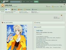 Tablet Screenshot of lady-anya.deviantart.com