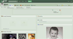 Desktop Screenshot of bella-g.deviantart.com