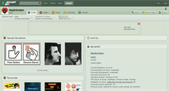 Desktop Screenshot of madxtnsion.deviantart.com