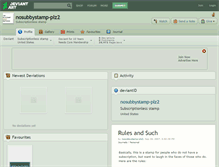 Tablet Screenshot of nosubbystamp-plz2.deviantart.com