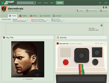 Tablet Screenshot of diannediwata.deviantart.com