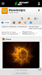 Mobile Screenshot of blazedezignz.deviantart.com