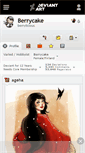 Mobile Screenshot of berrycake.deviantart.com