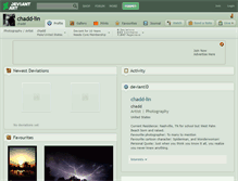 Tablet Screenshot of chadd-lin.deviantart.com
