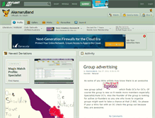 Tablet Screenshot of akamaruband.deviantart.com