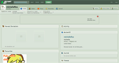 Desktop Screenshot of michellefkss.deviantart.com