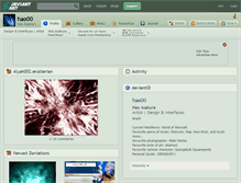 Tablet Screenshot of hao00.deviantart.com