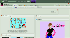 Desktop Screenshot of luv2drw.deviantart.com