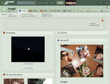 Tablet Screenshot of lorygol.deviantart.com