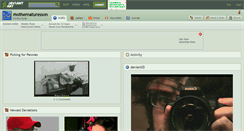 Desktop Screenshot of mothernaturesson.deviantart.com