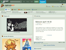 Tablet Screenshot of angieness.deviantart.com