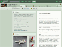 Tablet Screenshot of beadedcritters.deviantart.com