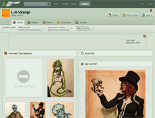 Tablet Screenshot of l-m-strange.deviantart.com