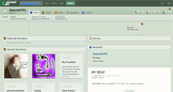Desktop Screenshot of datenshi793.deviantart.com