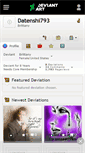 Mobile Screenshot of datenshi793.deviantart.com