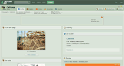 Desktop Screenshot of cathorse.deviantart.com