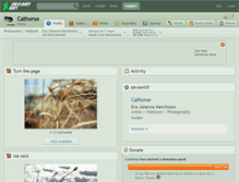 Tablet Screenshot of cathorse.deviantart.com