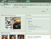 Tablet Screenshot of nik-nick.deviantart.com