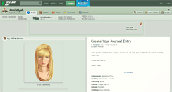 Desktop Screenshot of annianyah.deviantart.com
