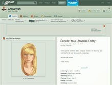 Tablet Screenshot of annianyah.deviantart.com