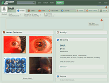 Tablet Screenshot of emdr.deviantart.com