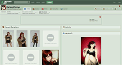Desktop Screenshot of darkestcorner.deviantart.com
