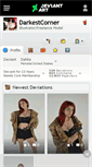 Mobile Screenshot of darkestcorner.deviantart.com