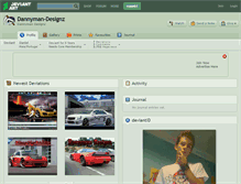 Tablet Screenshot of dannyman-designz.deviantart.com