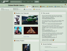 Tablet Screenshot of octane-render-users.deviantart.com