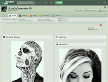 Tablet Screenshot of littlegagamonster10.deviantart.com