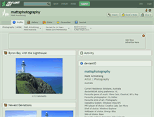 Tablet Screenshot of mattsphotography.deviantart.com