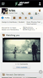 Mobile Screenshot of kries.deviantart.com
