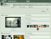 Tablet Screenshot of kries.deviantart.com