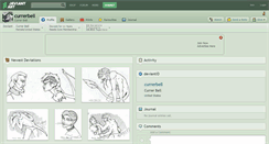 Desktop Screenshot of currerbell.deviantart.com