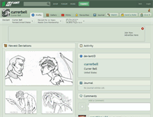 Tablet Screenshot of currerbell.deviantart.com