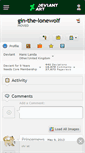 Mobile Screenshot of gin-the-lonewolf.deviantart.com