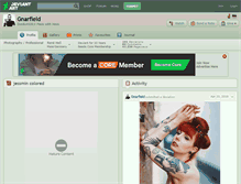 Tablet Screenshot of gnarfield.deviantart.com