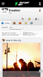 Mobile Screenshot of eveation.deviantart.com