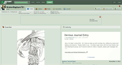 Desktop Screenshot of brokenrapture781.deviantart.com