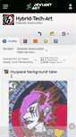 Mobile Screenshot of hybrid-tech-art.deviantart.com
