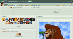 Desktop Screenshot of dav027.deviantart.com